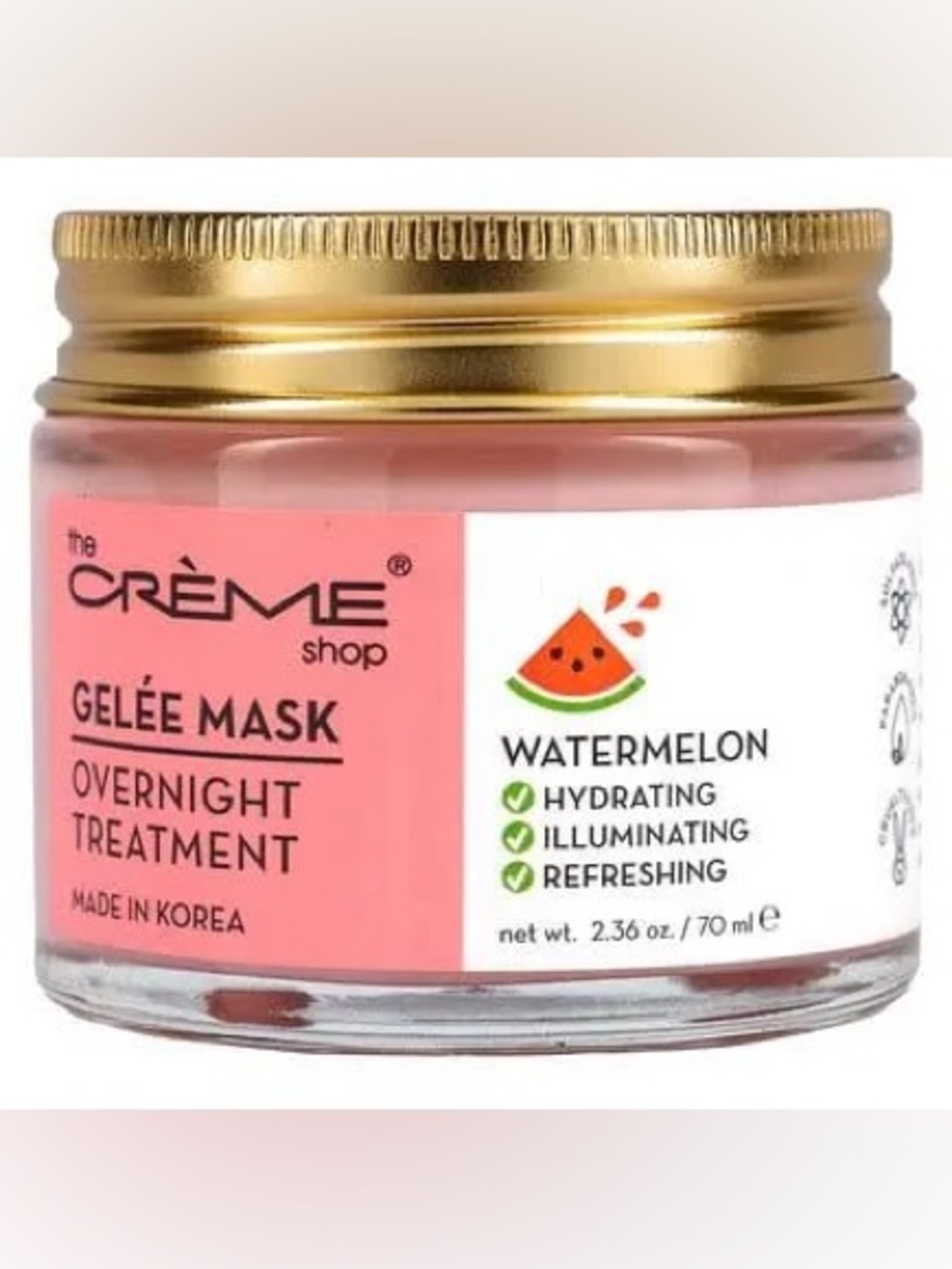 The Creme Shop Korean Skincare Overnight Gel Mask